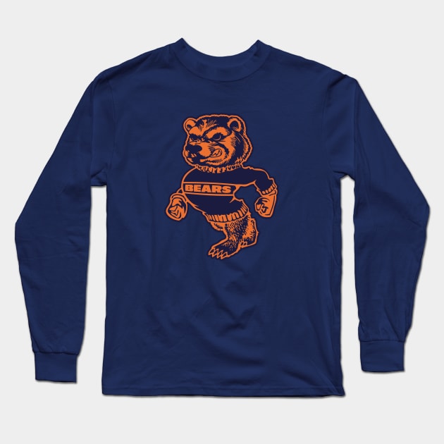 Retro Bear Sweater Long Sleeve T-Shirt by KFig21